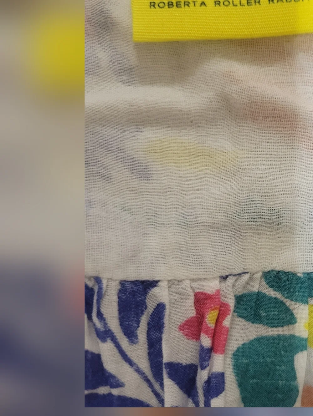 Roberta Roller Rabbit Sleeveless Floral Maxi Dress in White, Blue, Red, Yellow - Picture 2 of 3